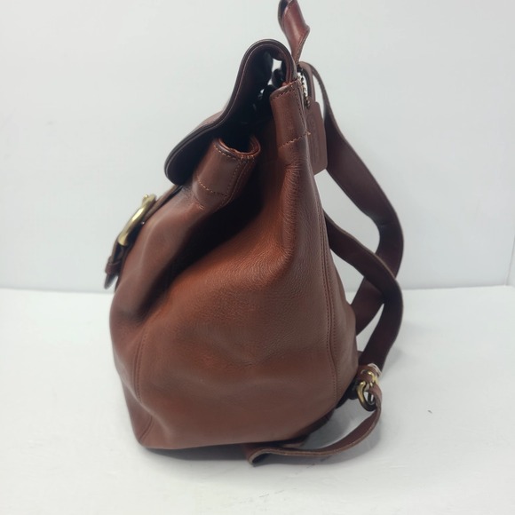 Vtg Coach 4134 Soho Leather Buckle Back Sack Backpack 90s Made In USA Brown - Picture 2 of 7